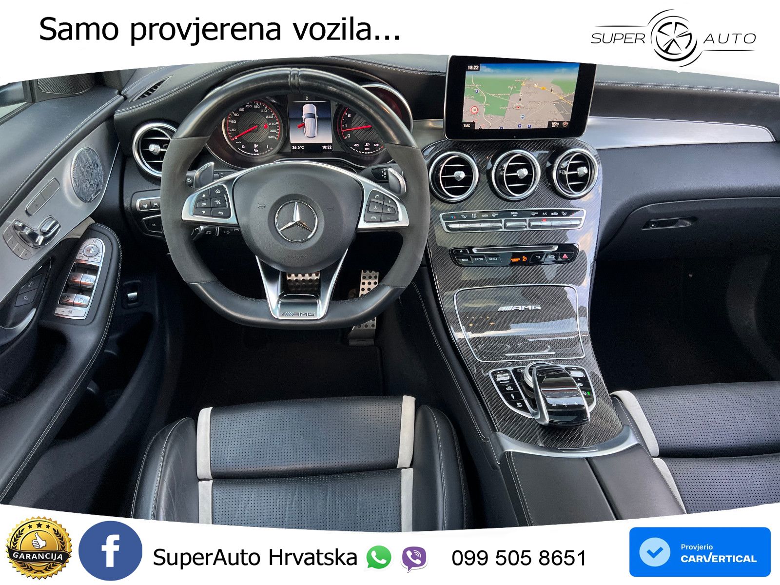 Mercedes AMG GLC 63 S V8 (510 KS) 4MATIC+ MCT ACC+HEAD+4xGR SJED+360+PANO