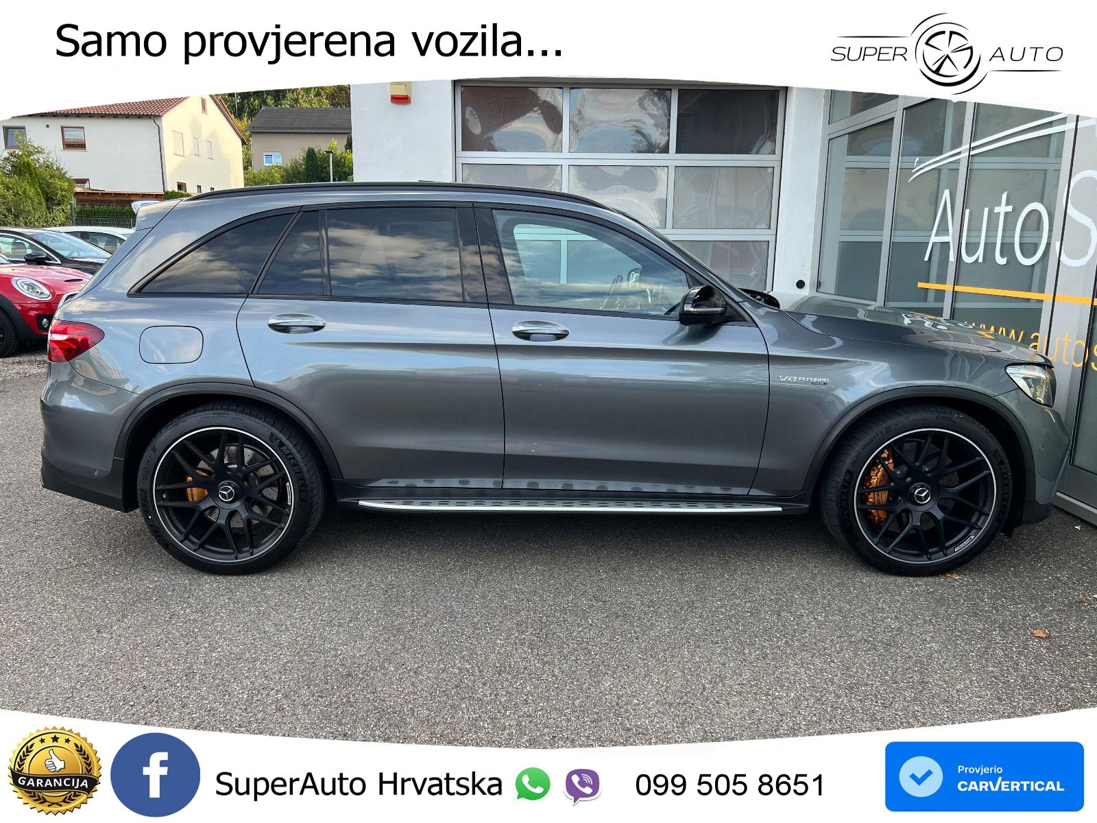 Mercedes AMG GLC 63 S V8 (510 KS) 4MATIC+ MCT ACC+HEAD+4xGR SJED+360+PANO