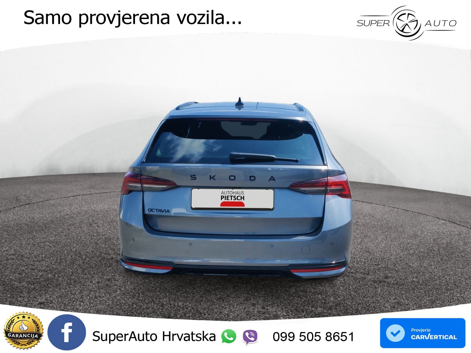 Škoda Octavia Combi 2.0 TDI (150 KS) DSG SportLine LED+GR SJED+ACC
