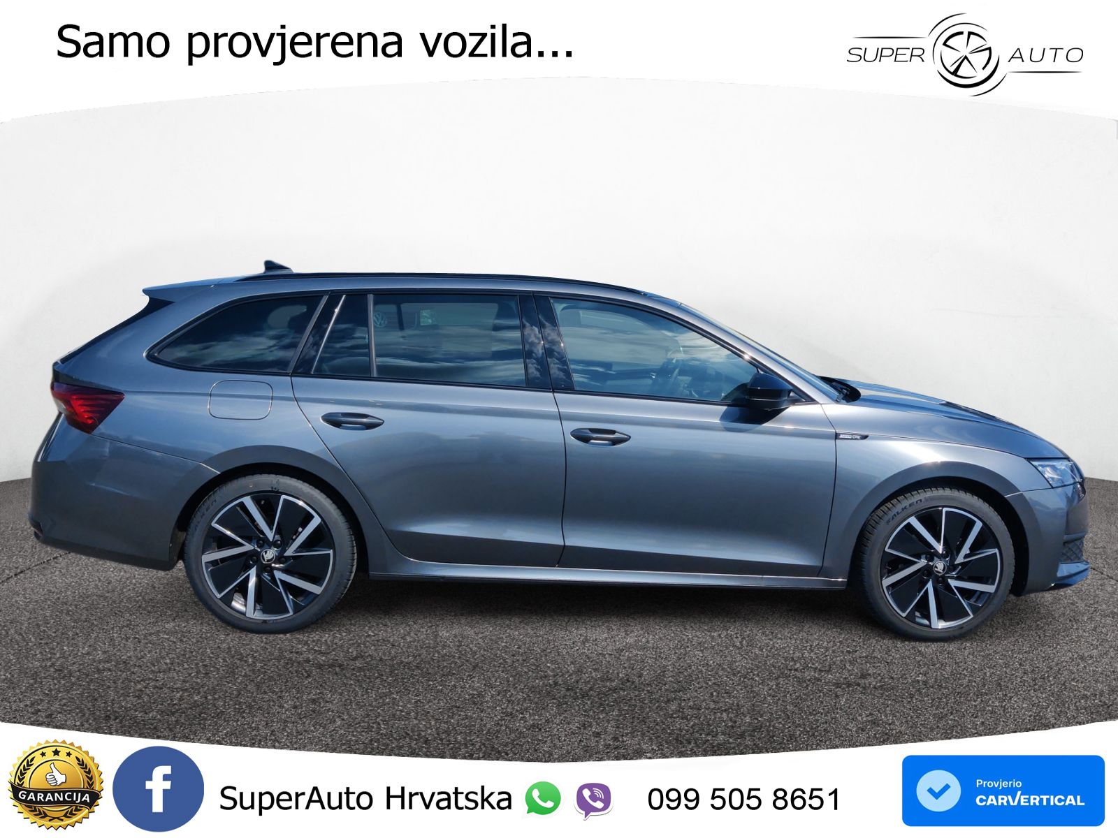 Škoda Octavia Combi 2.0 TDI (150 KS) DSG SportLine LED+GR SJED+ACC