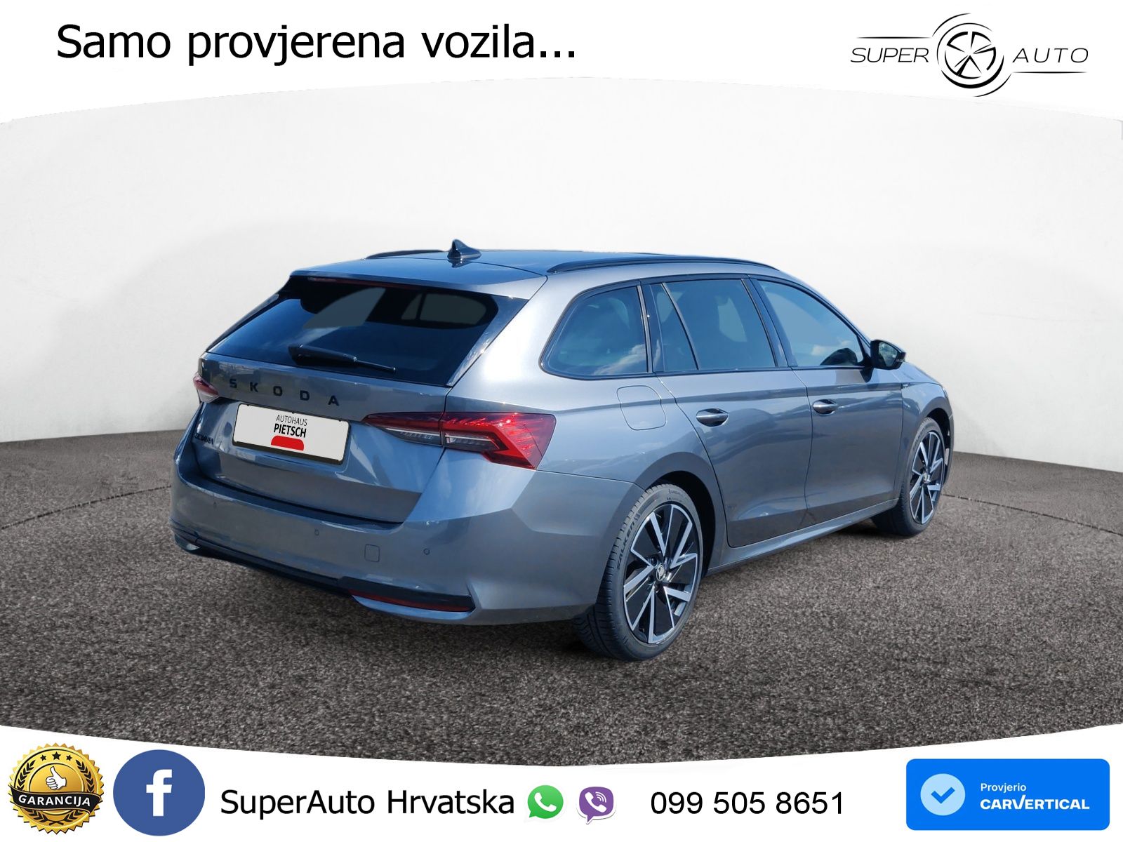 Škoda Octavia Combi 2.0 TDI (150 KS) DSG SportLine LED+GR SJED+ACC