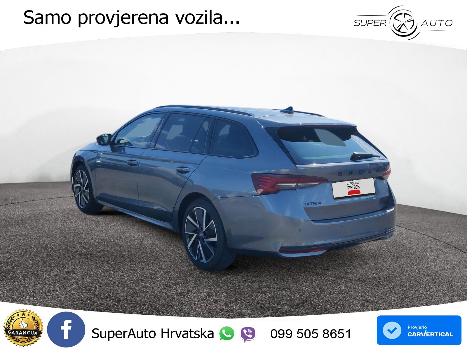 Škoda Octavia Combi 2.0 TDI (150 KS) DSG SportLine LED+GR SJED+ACC