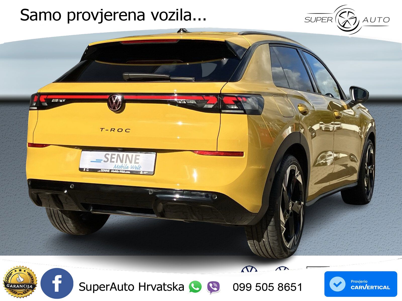 Volkswagen T-Roc 1.5 eTSI (150 KS)  DSG R-Line LED+GR SJED+ACC