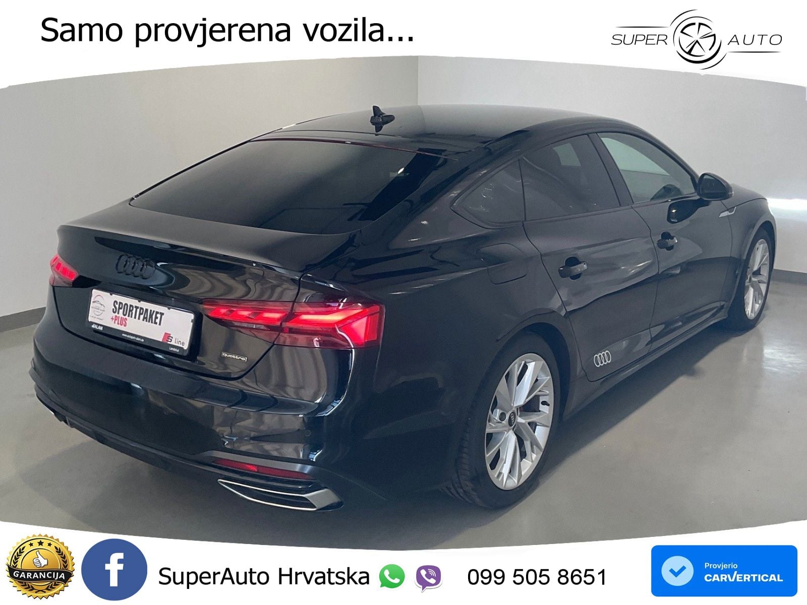 Audi A5 Sportback 40 TDI (204 KS) quattro S tronic S line