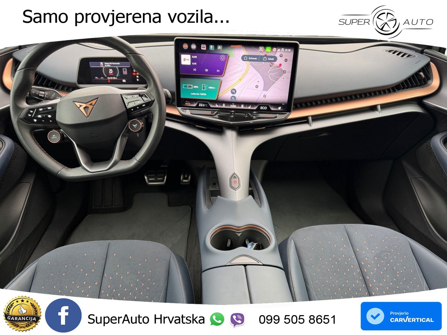 Cupra Tavascan 82 kWh (340 KS)  4WD VZ MATRIX+GR SJED+KAM