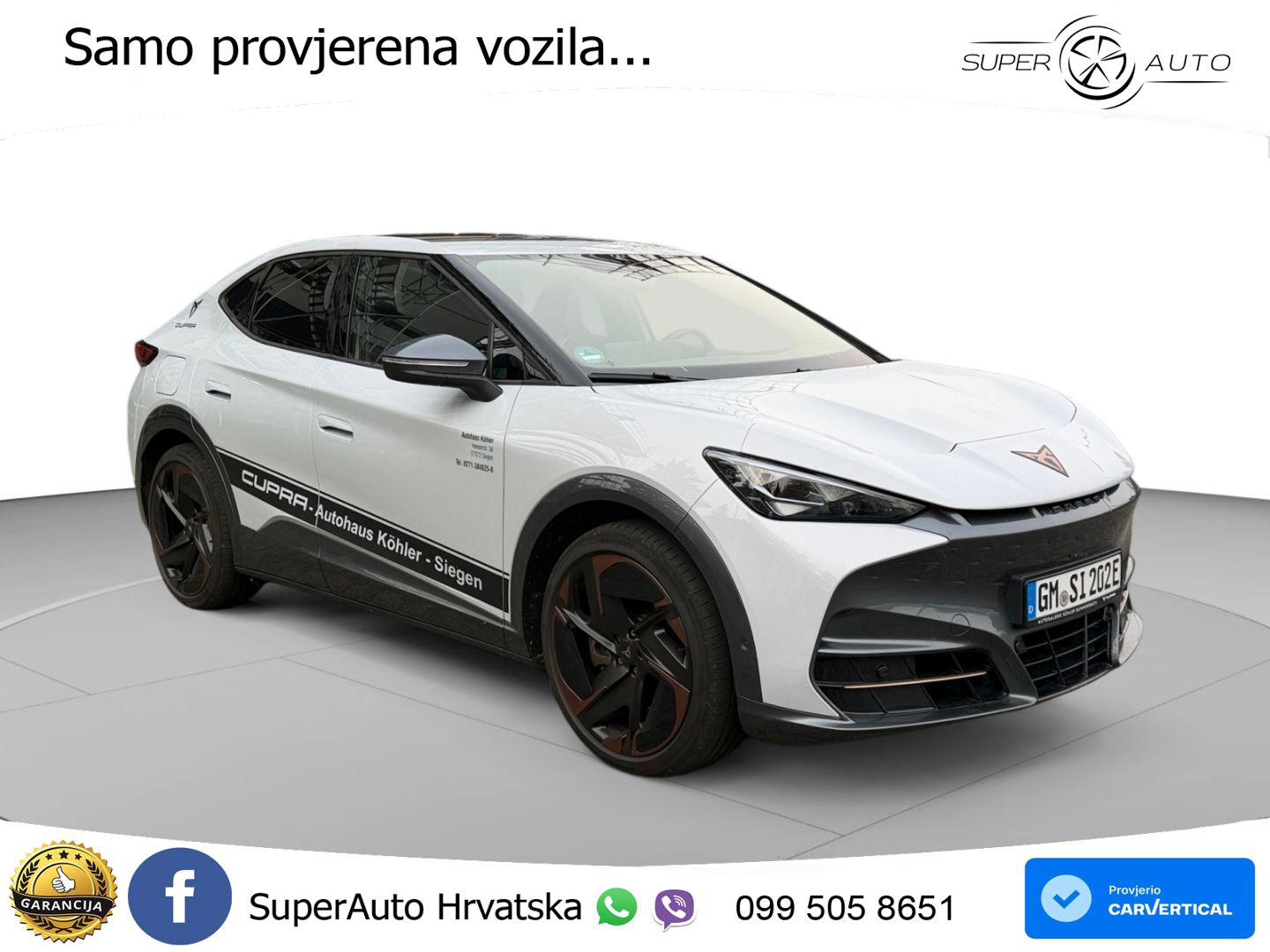 Cupra Tavascan 82 kWh (340 KS)  4WD VZ MATRIX+GR SJED+KAM