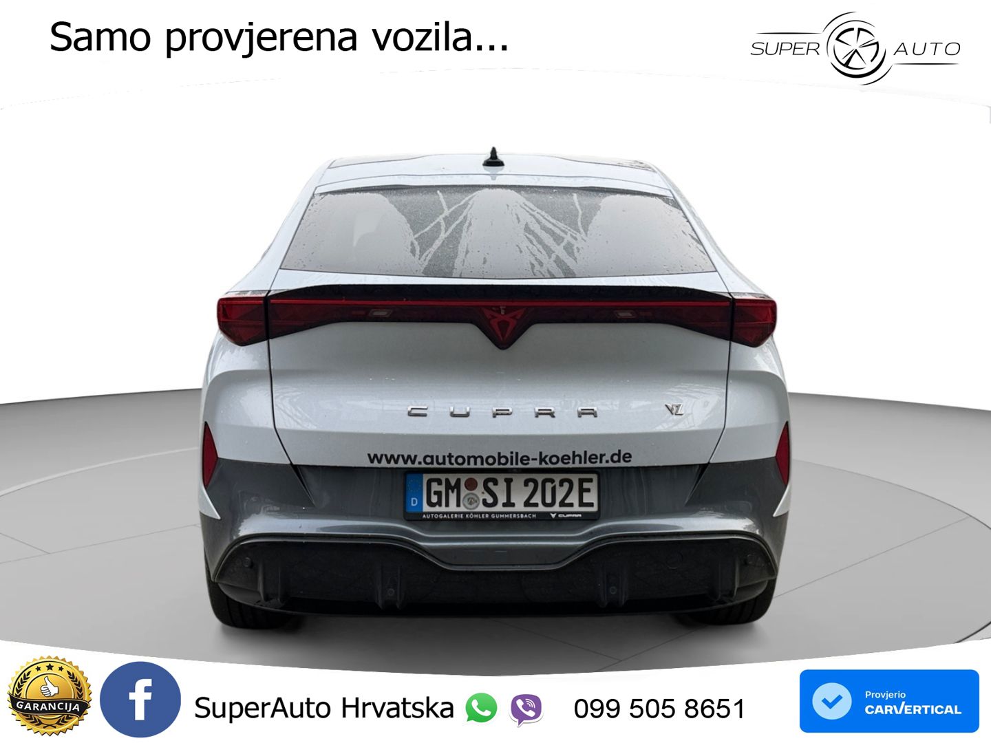 Cupra Tavascan 82 kWh (340 KS)  4WD VZ MATRIX+GR SJED+KAM