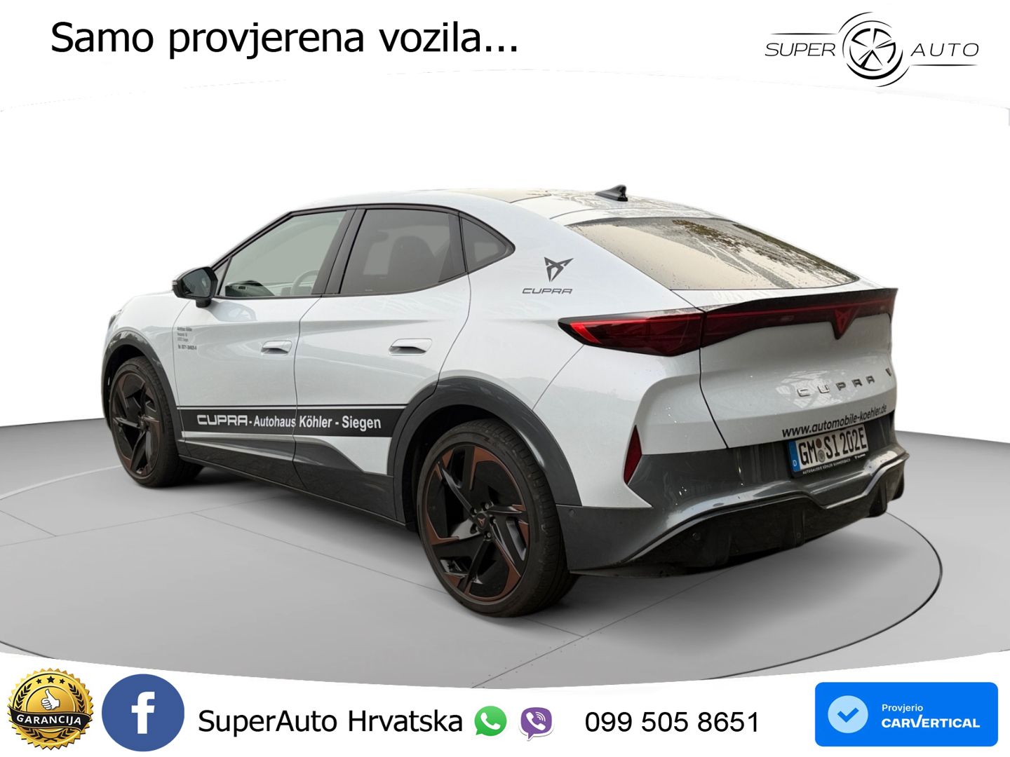 Cupra Tavascan 82 kWh (340 KS)  4WD VZ MATRIX+GR SJED+KAM