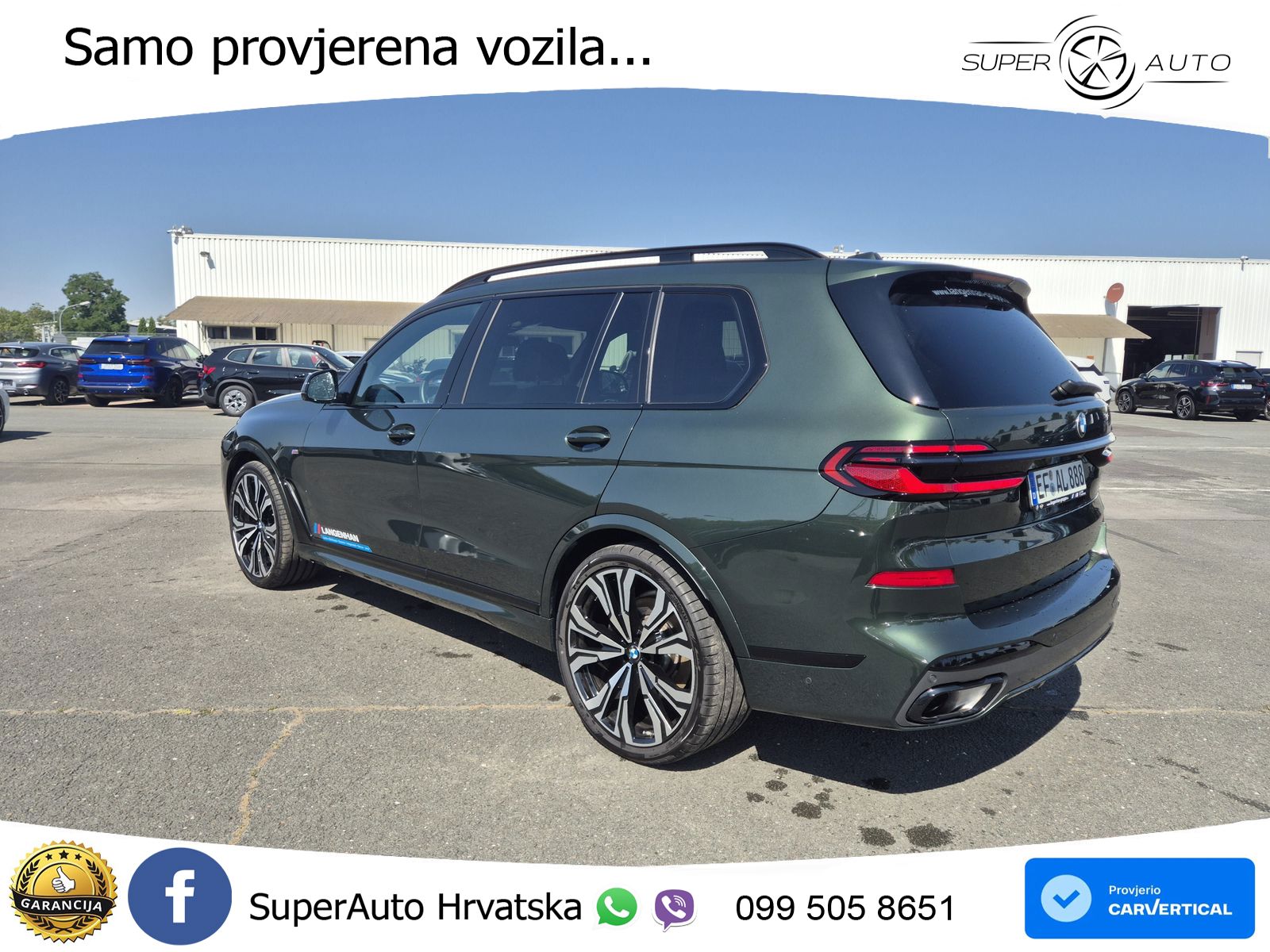 BMW X7 40d (352 KS) xDrive Steptronic ZRAČNI+ACC+GR SJED+KAM+PANO
