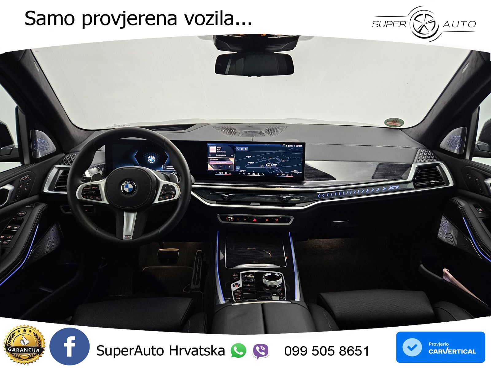 BMW X7 40d (352 KS) xDrive Steptronic ZRAČNI+ACC+GR SJED+KAM+PANO
