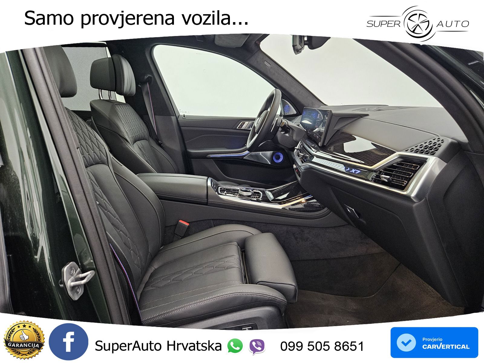 BMW X7 40d (352 KS) xDrive Steptronic ZRAČNI+ACC+GR SJED+KAM+PANO