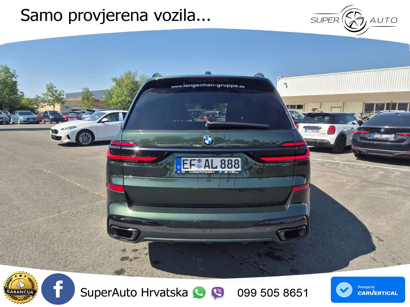 BMW X7 40d (352 KS) xDrive Steptronic ZRAČNI+ACC+GR SJED+KAM+PANO