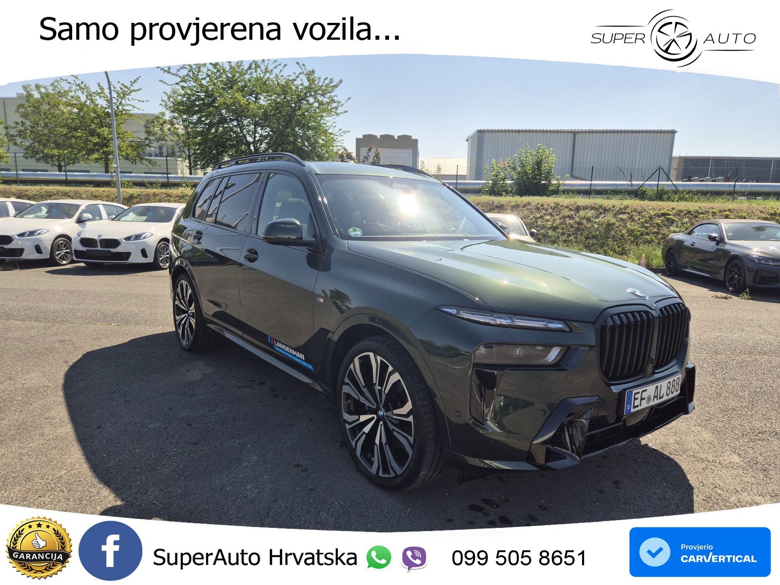 BMW X7 40d (352 KS) xDrive Steptronic ZRAČNI+ACC+GR SJED+KAM+PANO