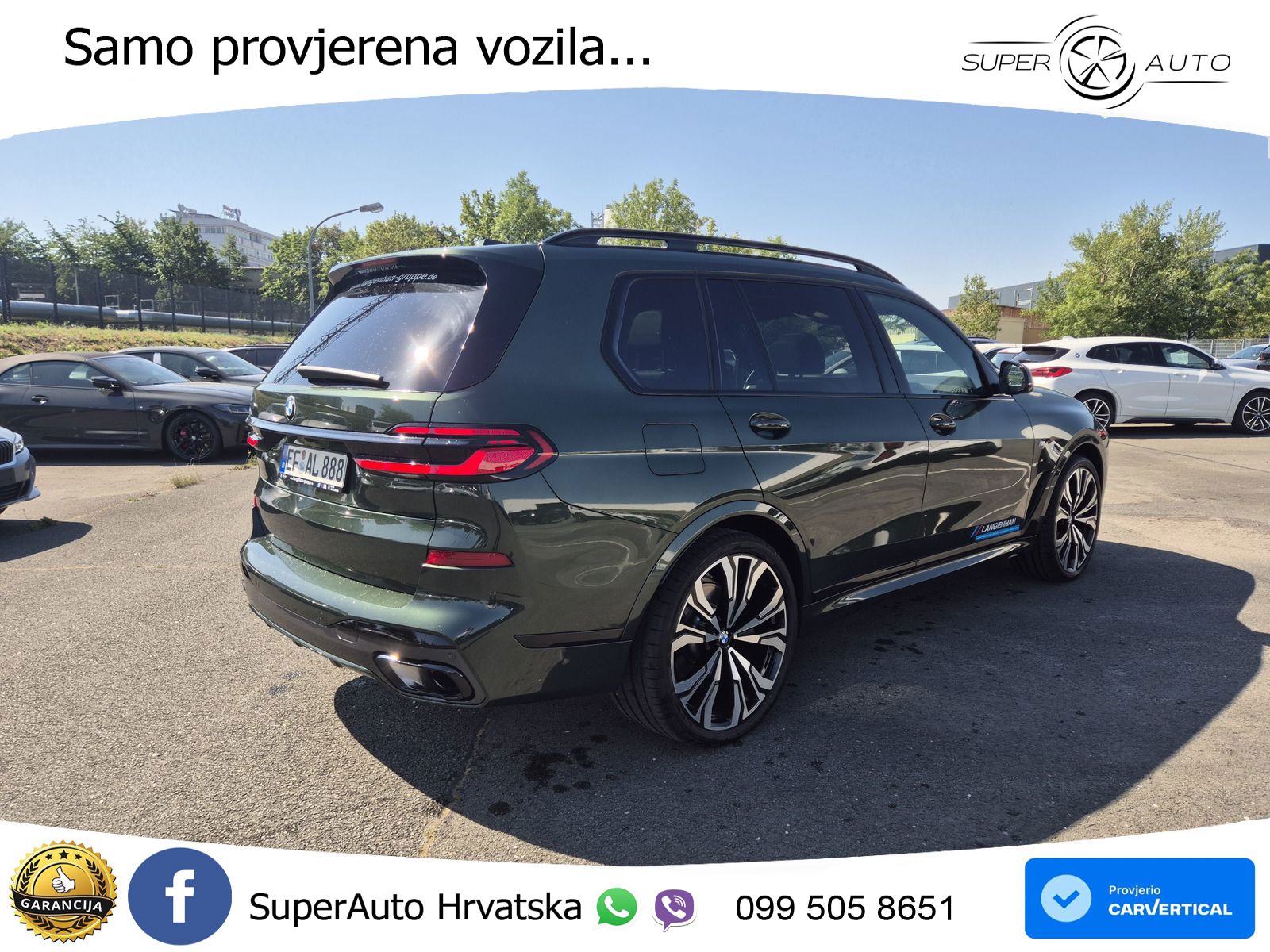 BMW X7 40d (352 KS) xDrive Steptronic ZRAČNI+ACC+GR SJED+KAM+PANO
