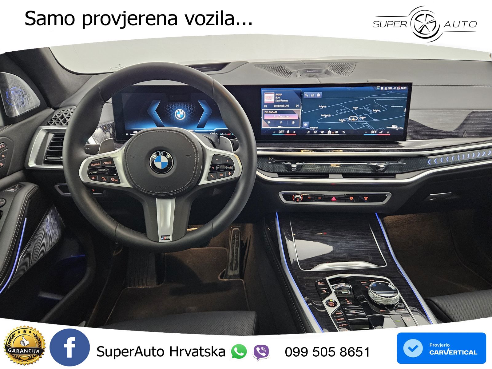 BMW X7 40d (352 KS) xDrive Steptronic ZRAČNI+ACC+GR SJED+KAM+PANO