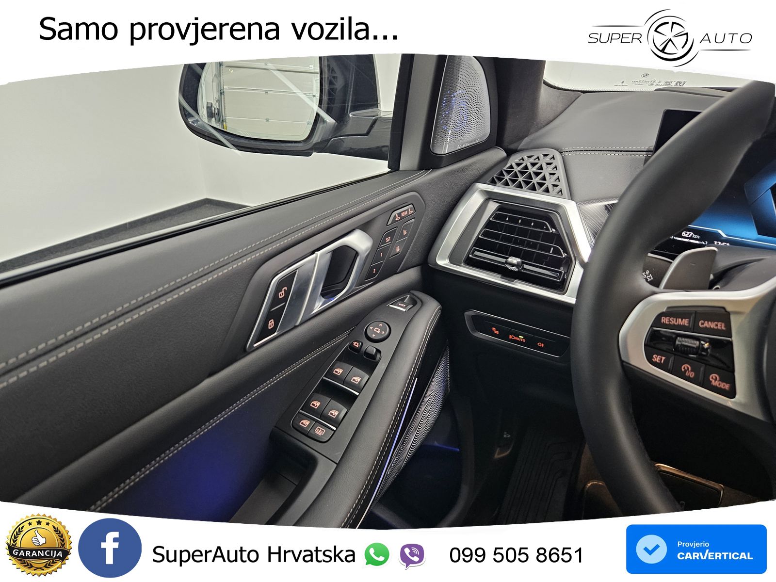 BMW X7 40d (352 KS) xDrive Steptronic ZRAČNI+ACC+GR SJED+KAM+PANO