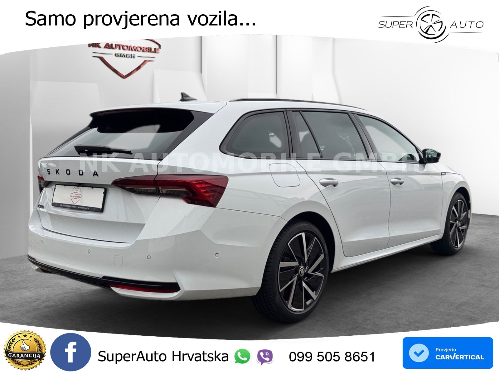 Škoda Octavia Combi 2.0 TDI (150 KS) DSG SportLine LED+GR SJED+ACC