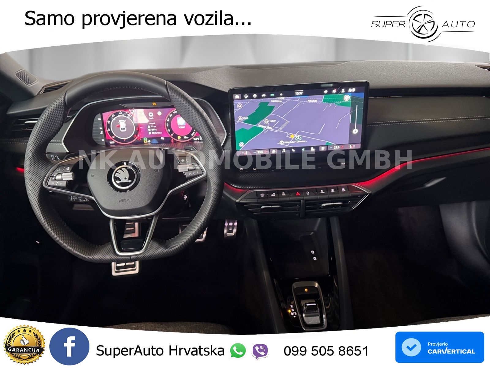 Škoda Octavia Combi 2.0 TDI (150 KS) DSG SportLine LED+GR SJED+ACC