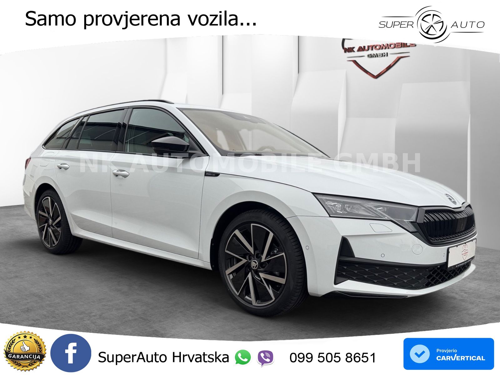 Škoda Octavia Combi 2.0 TDI (150 KS) DSG SportLine LED+GR SJED+ACC