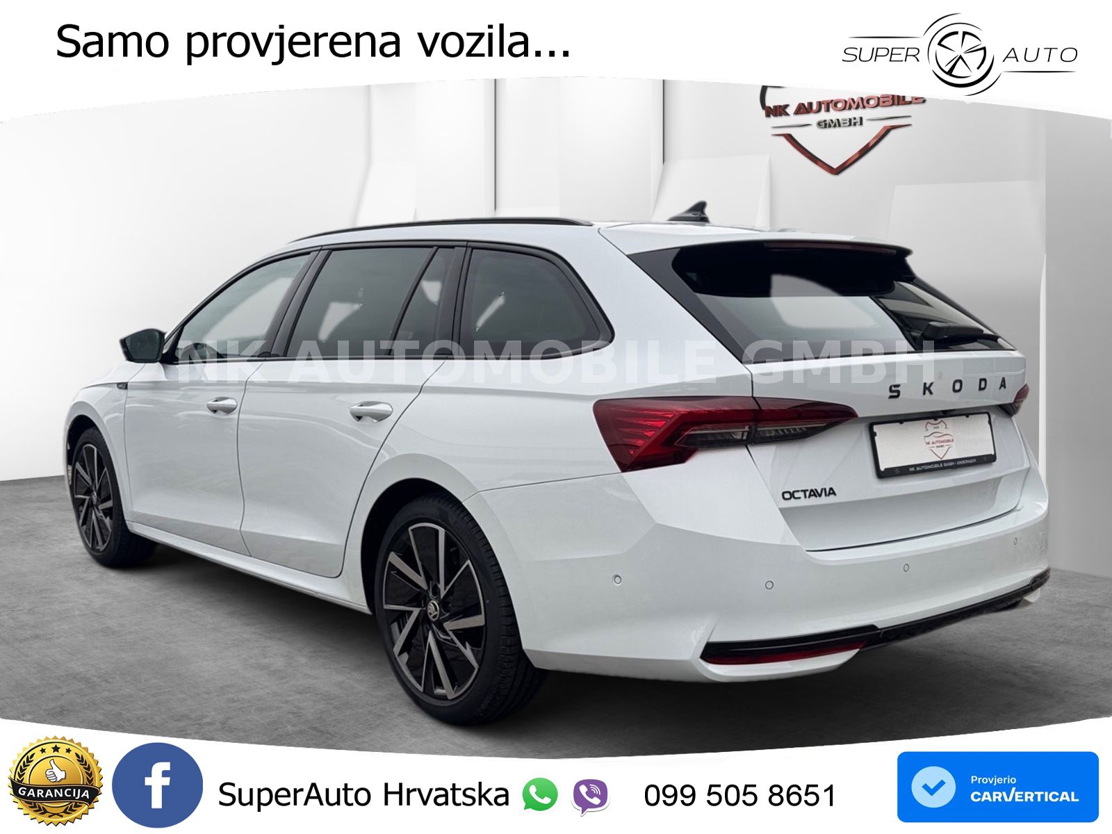 Škoda Octavia Combi 2.0 TDI (150 KS) DSG SportLine LED+GR SJED+ACC