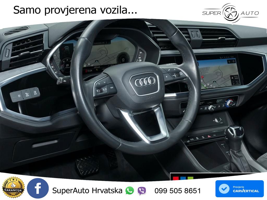 Audi Q3 Sportback 40 TDI (200 KS) quattro S tronic S line LED+GR SJED+ACC