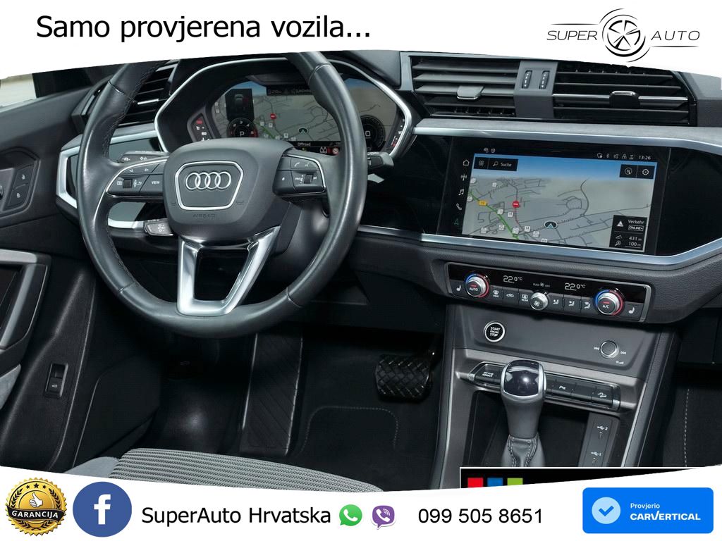 Audi Q3 Sportback 40 TDI (200 KS) quattro S tronic S line LED+GR SJED+ACC