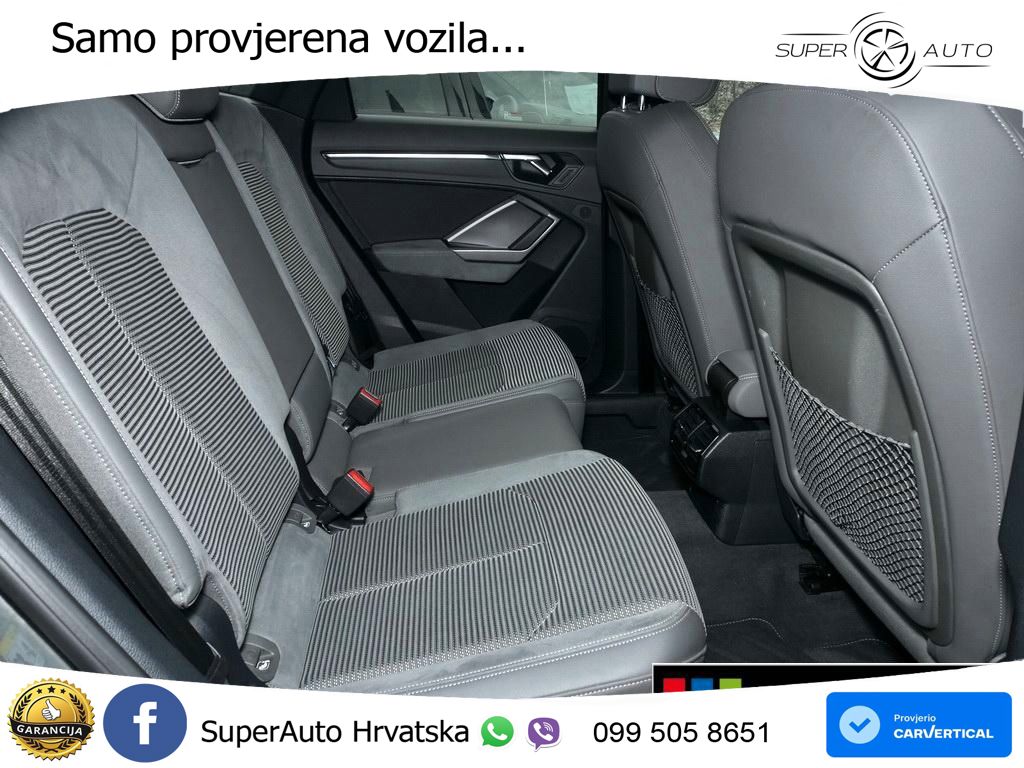 Audi Q3 Sportback 40 TDI (200 KS) quattro S tronic S line LED+GR SJED+ACC
