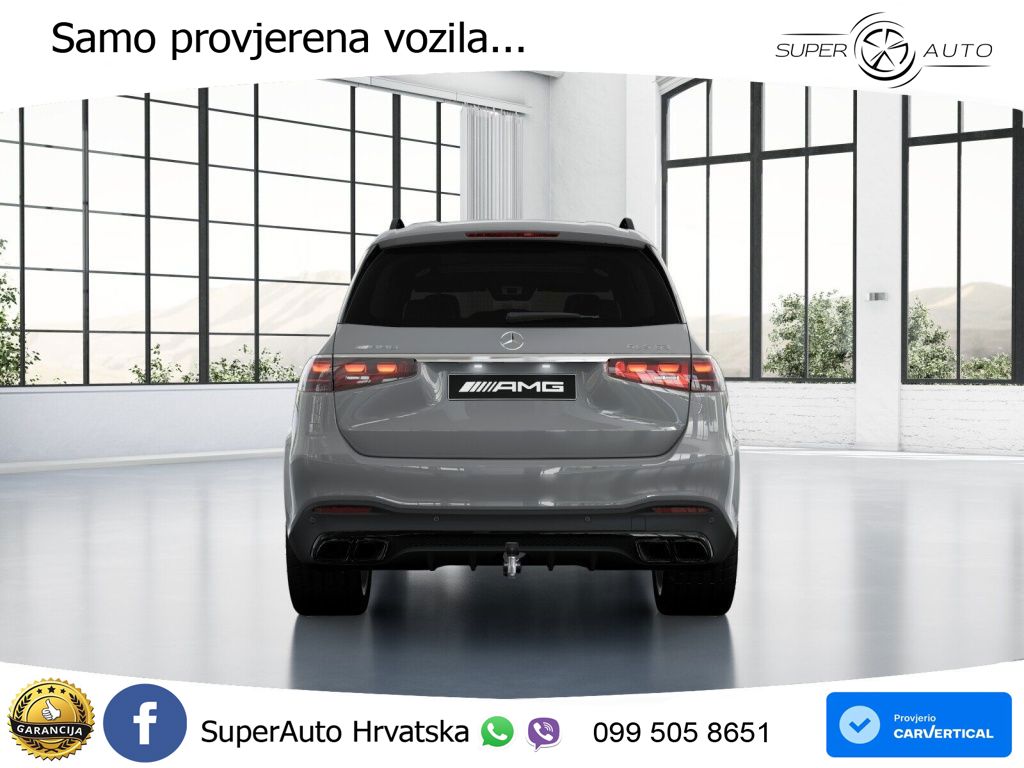 Mercedes-Benz GLS AMG GLS 63 V8 EQ Boost 4MATIC+ AMG SPEEDSHIFT TCT 9G ACC+HEAD+4xGR SJED+360+PANO