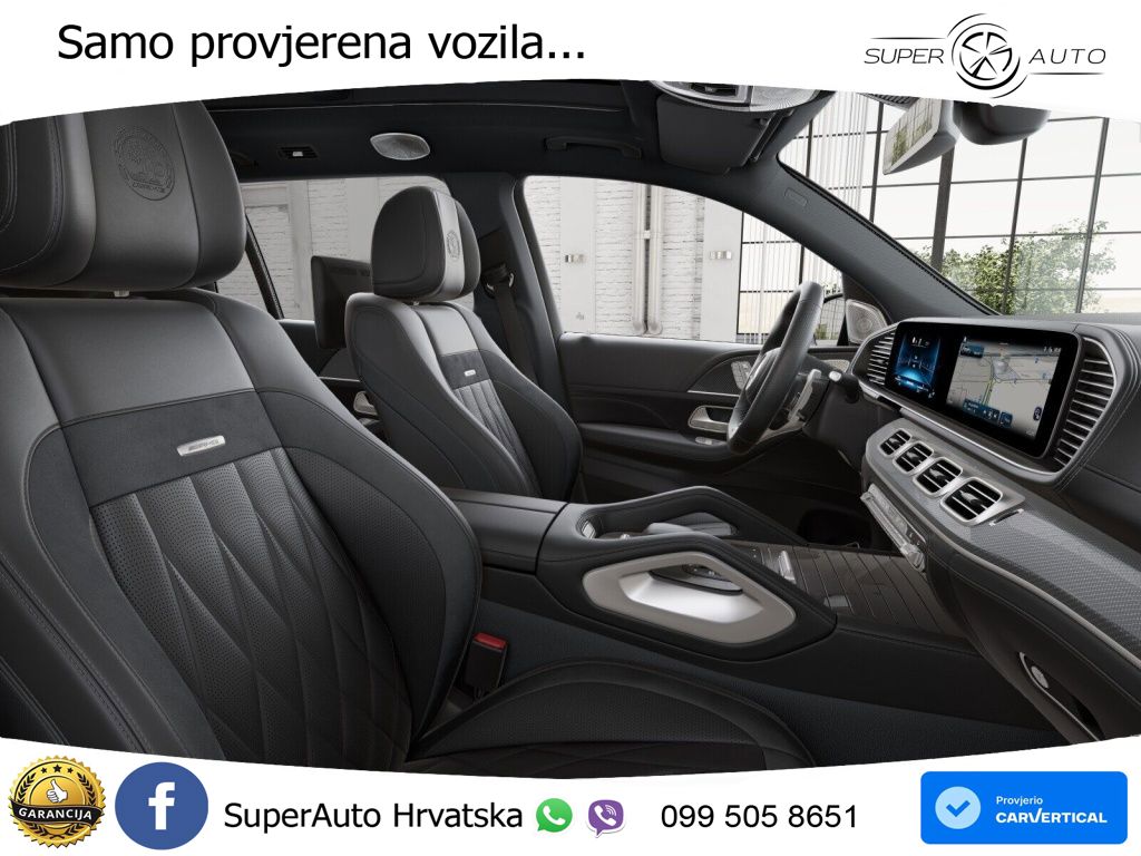 Mercedes-Benz GLS AMG GLS 63 V8 EQ Boost 4MATIC+ AMG SPEEDSHIFT TCT 9G ACC+HEAD+4xGR SJED+360+PANO