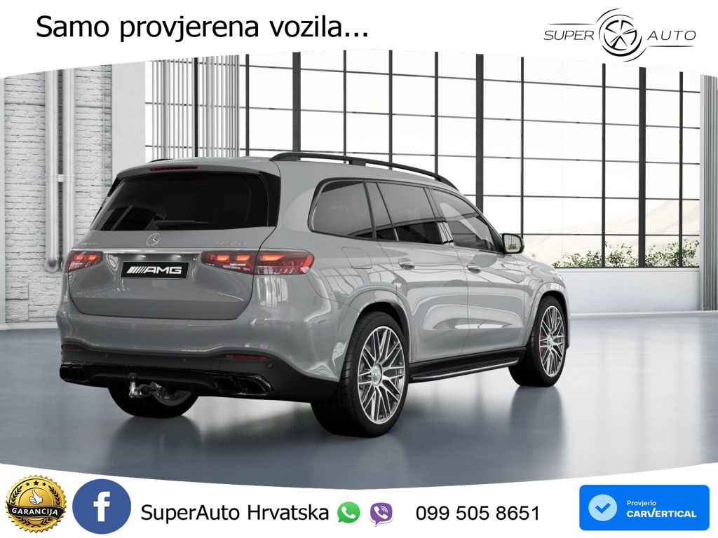 Mercedes-Benz GLS AMG GLS 63 V8 EQ Boost 4MATIC+ AMG SPEEDSHIFT TCT 9G ACC+HEAD+4xGR SJED+360+PANO