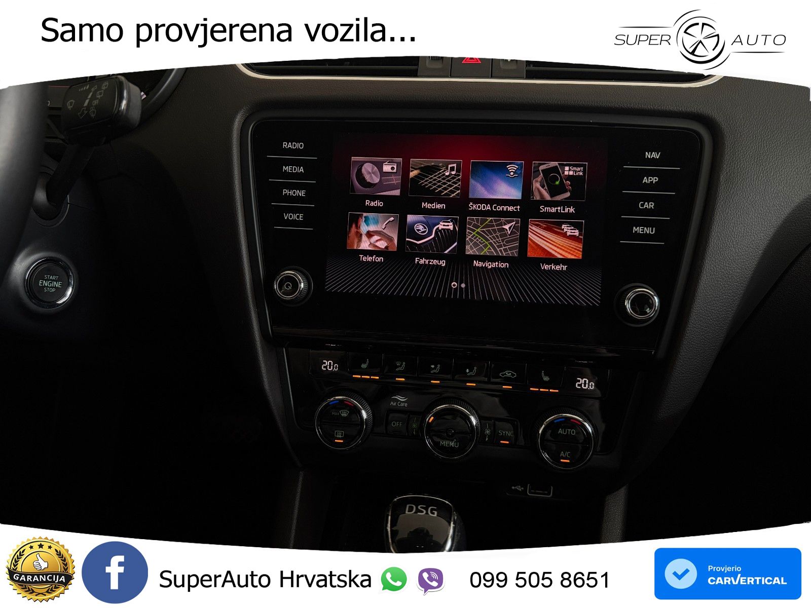 Škoda Octavia Combi 2.0 TDI (150 KS) DSG LED+GR SJED+ACC