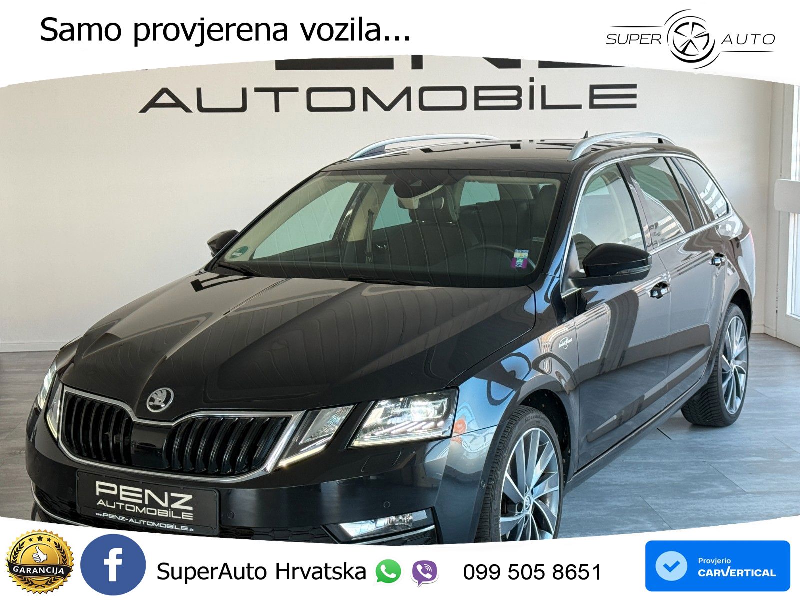 Škoda Octavia Combi 2.0 TDI (150 KS) DSG LED+GR SJED+ACC