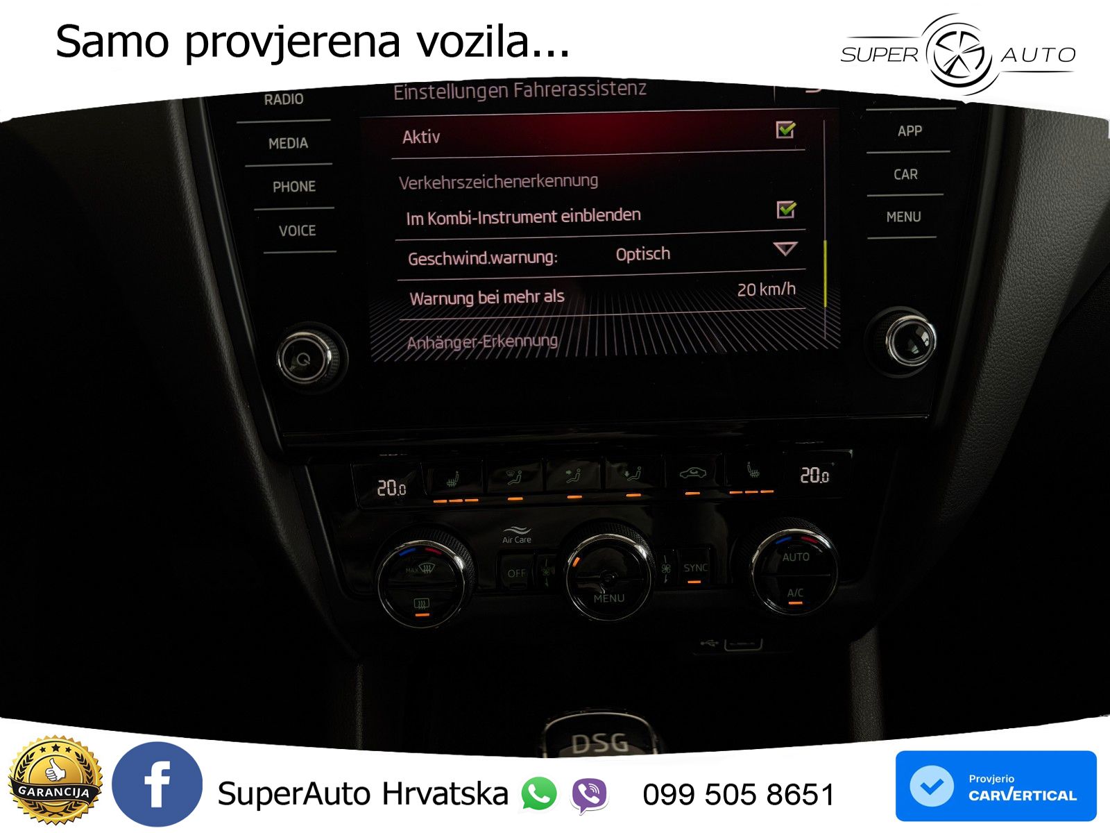 Škoda Octavia Combi 2.0 TDI (150 KS) DSG LED+GR SJED+ACC