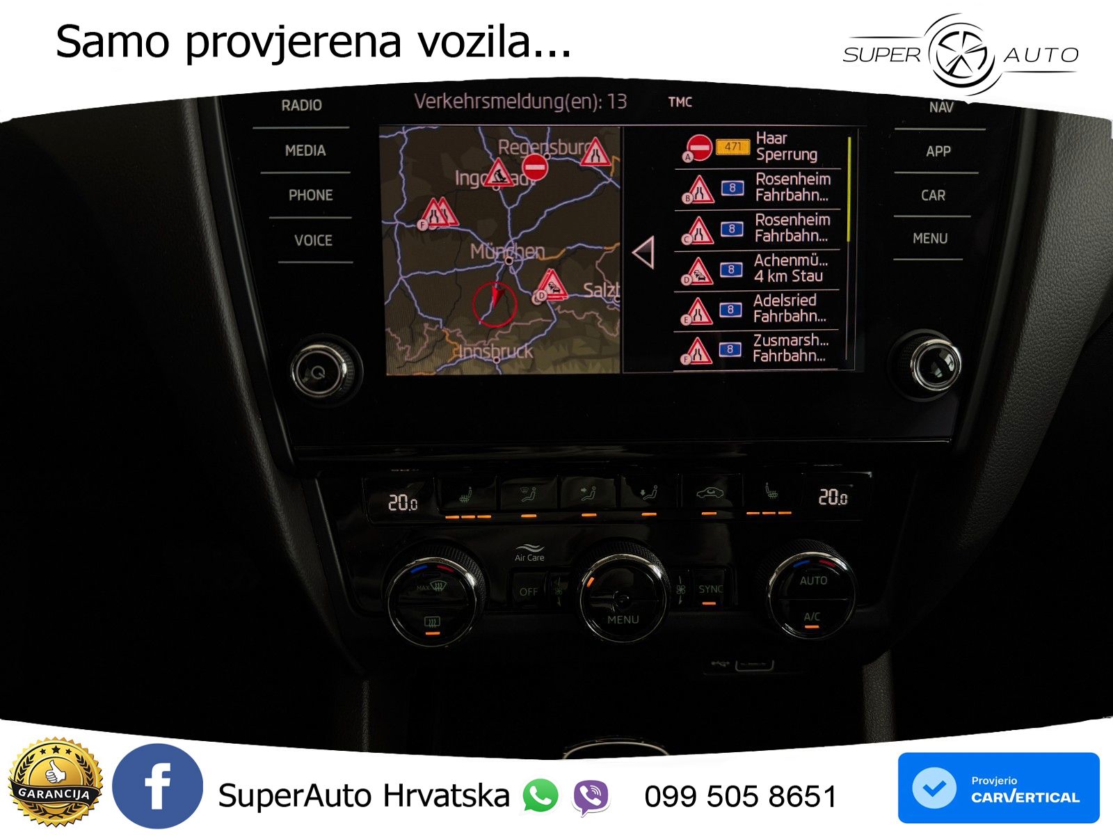 Škoda Octavia Combi 2.0 TDI (150 KS) DSG LED+GR SJED+ACC
