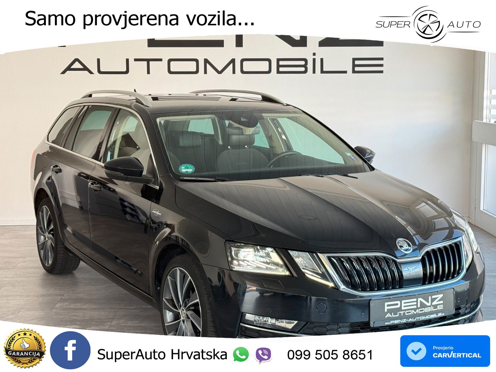 Škoda Octavia Combi 2.0 TDI (150 KS) DSG LED+GR SJED+ACC