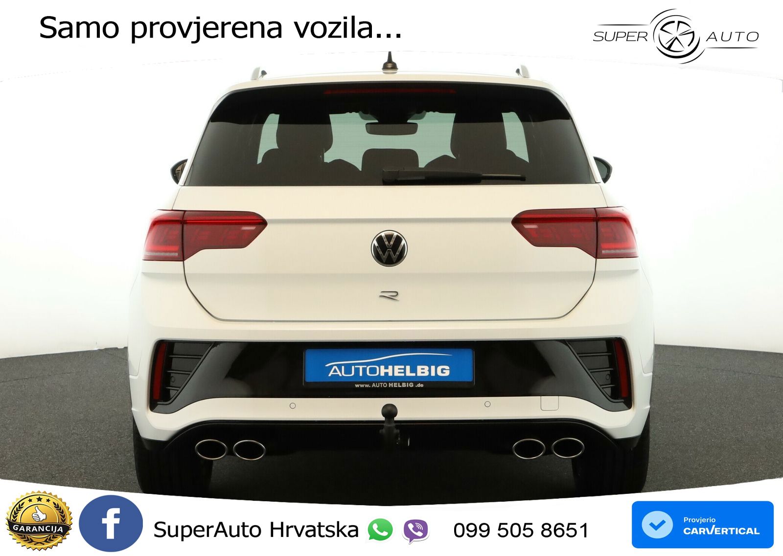 Volkswagen T-Roc R 2.0 TSI (300 KS) OPF 4M DSG MATRIX+GR SJED+KAM
