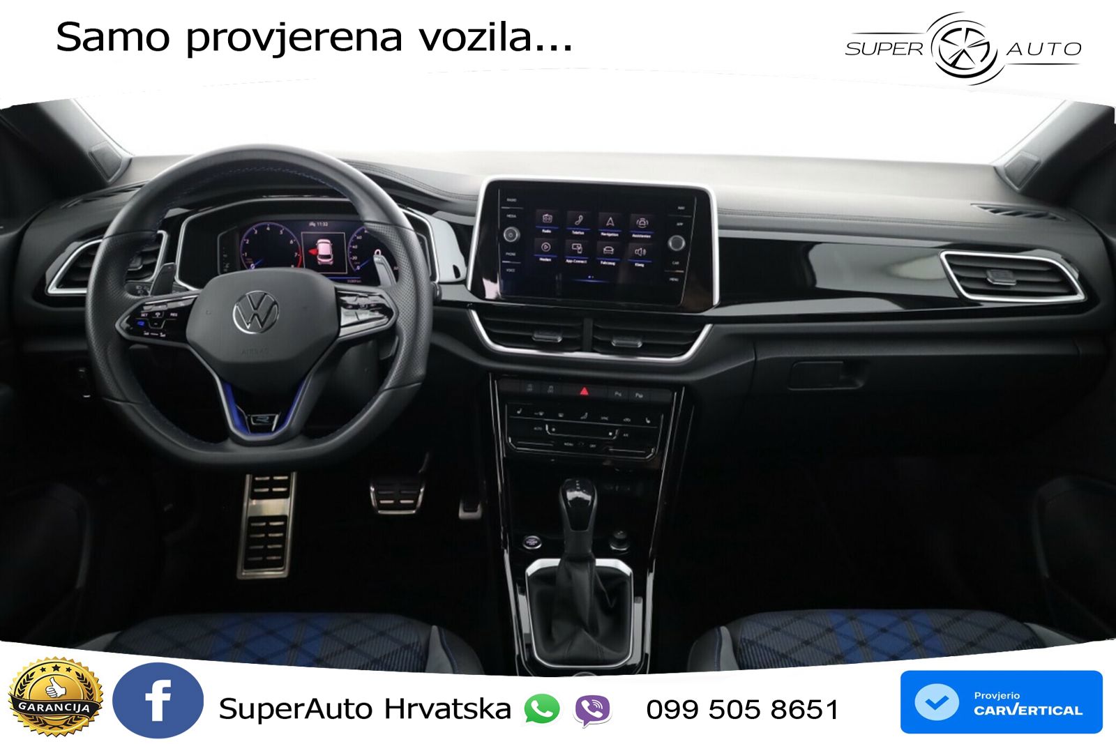 Volkswagen T-Roc R 2.0 TSI (300 KS) OPF 4M DSG MATRIX+GR SJED+KAM