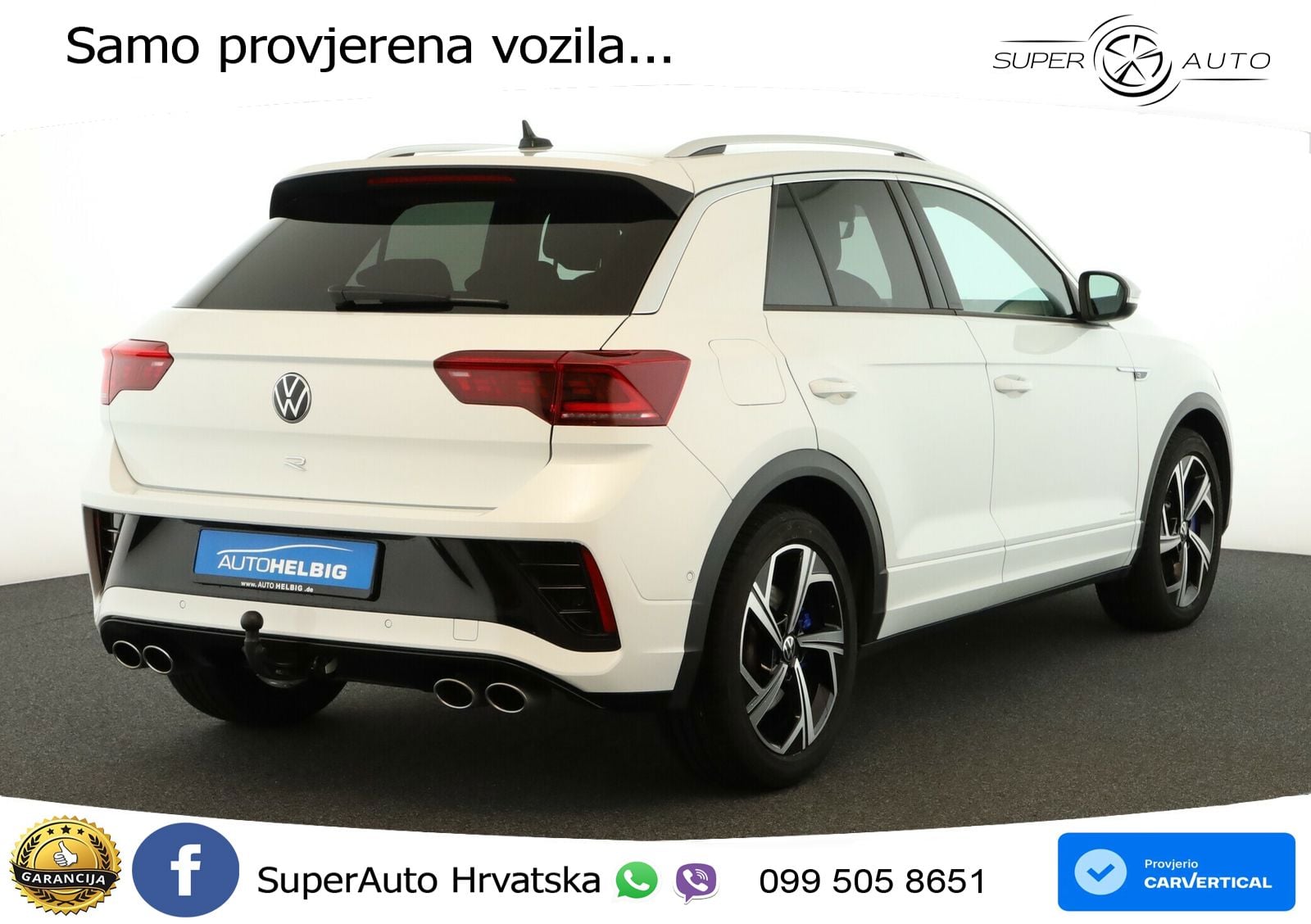 Volkswagen T-Roc R 2.0 TSI (300 KS) OPF 4M DSG MATRIX+GR SJED+KAM