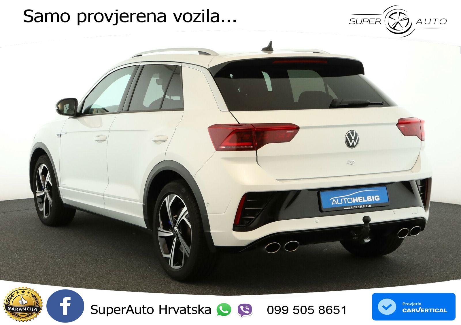 Volkswagen T-Roc R 2.0 TSI (300 KS) OPF 4M DSG MATRIX+GR SJED+KAM