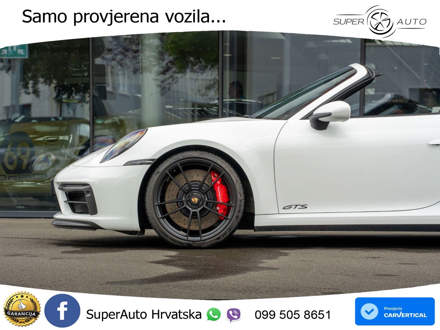 Porsche 911 Carrera 4 GTS Cabriolet 3.0 (480 KS) PDK LED+GR SJED+ACC