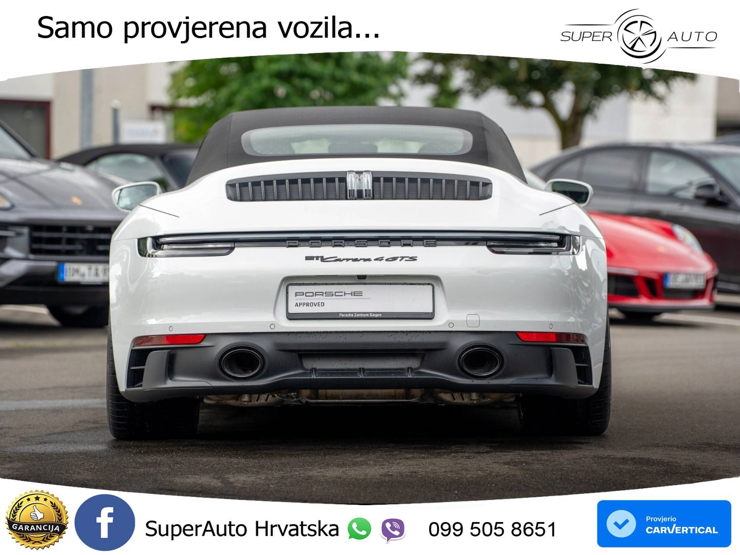 Porsche 911 Carrera 4 GTS Cabriolet 3.0 (480 KS) PDK LED+GR SJED+ACC