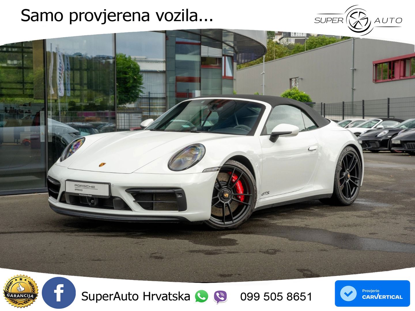 Porsche 911 Carrera 4 GTS Cabriolet 3.0 (480 KS) PDK LED+GR SJED+ACC
