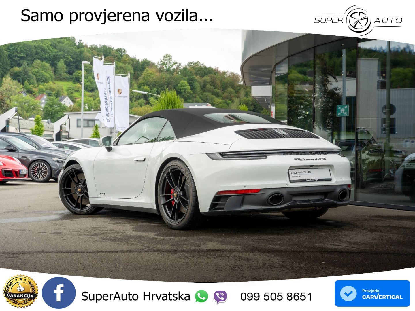 Porsche 911 Carrera 4 GTS Cabriolet 3.0 (480 KS) PDK LED+GR SJED+ACC
