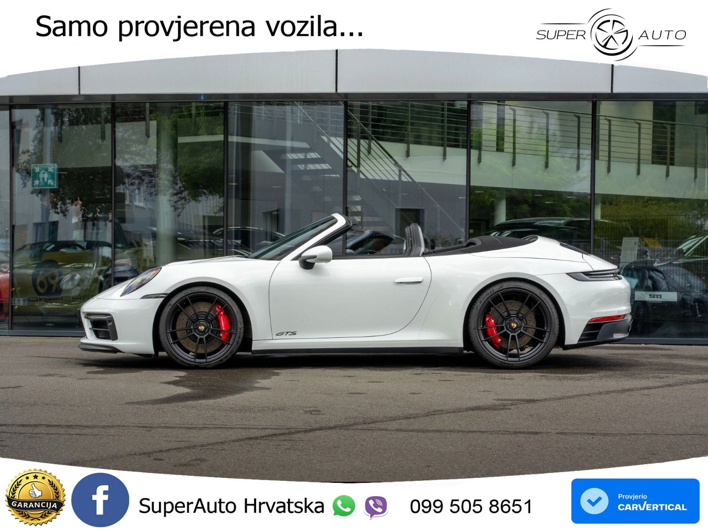 Porsche 911 Carrera 4 GTS Cabriolet 3.0 (480 KS) PDK LED+GR SJED+ACC