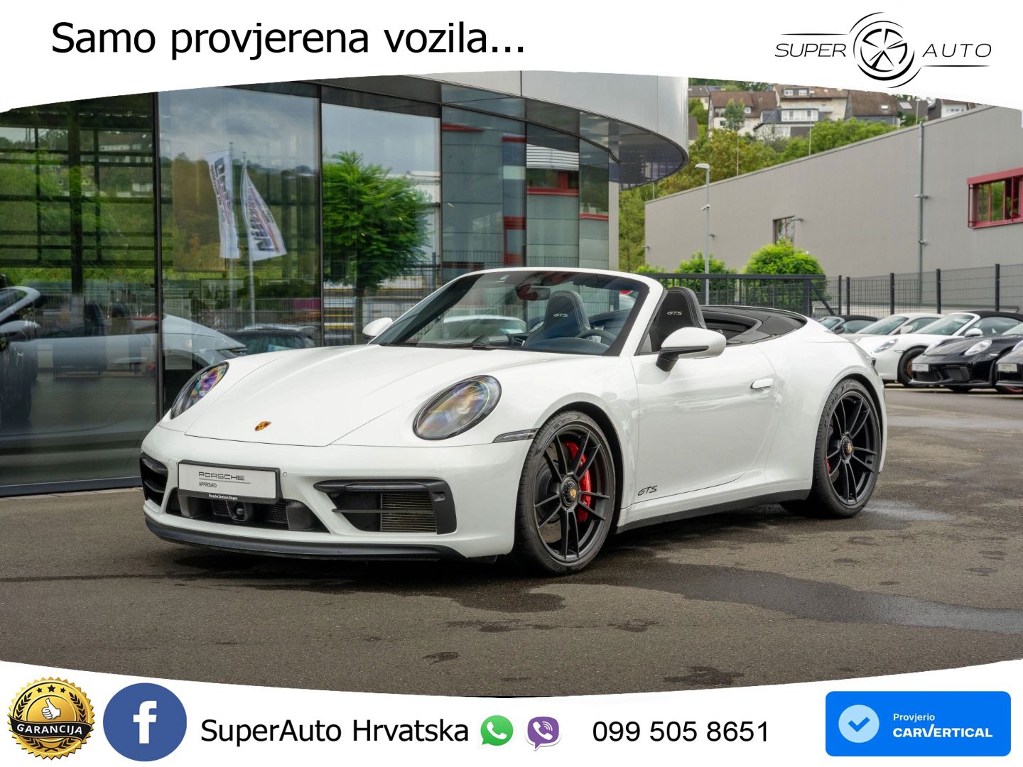 Porsche 911 Carrera 4 GTS Cabriolet 3.0 (480 KS) PDK LED+GR SJED+ACC