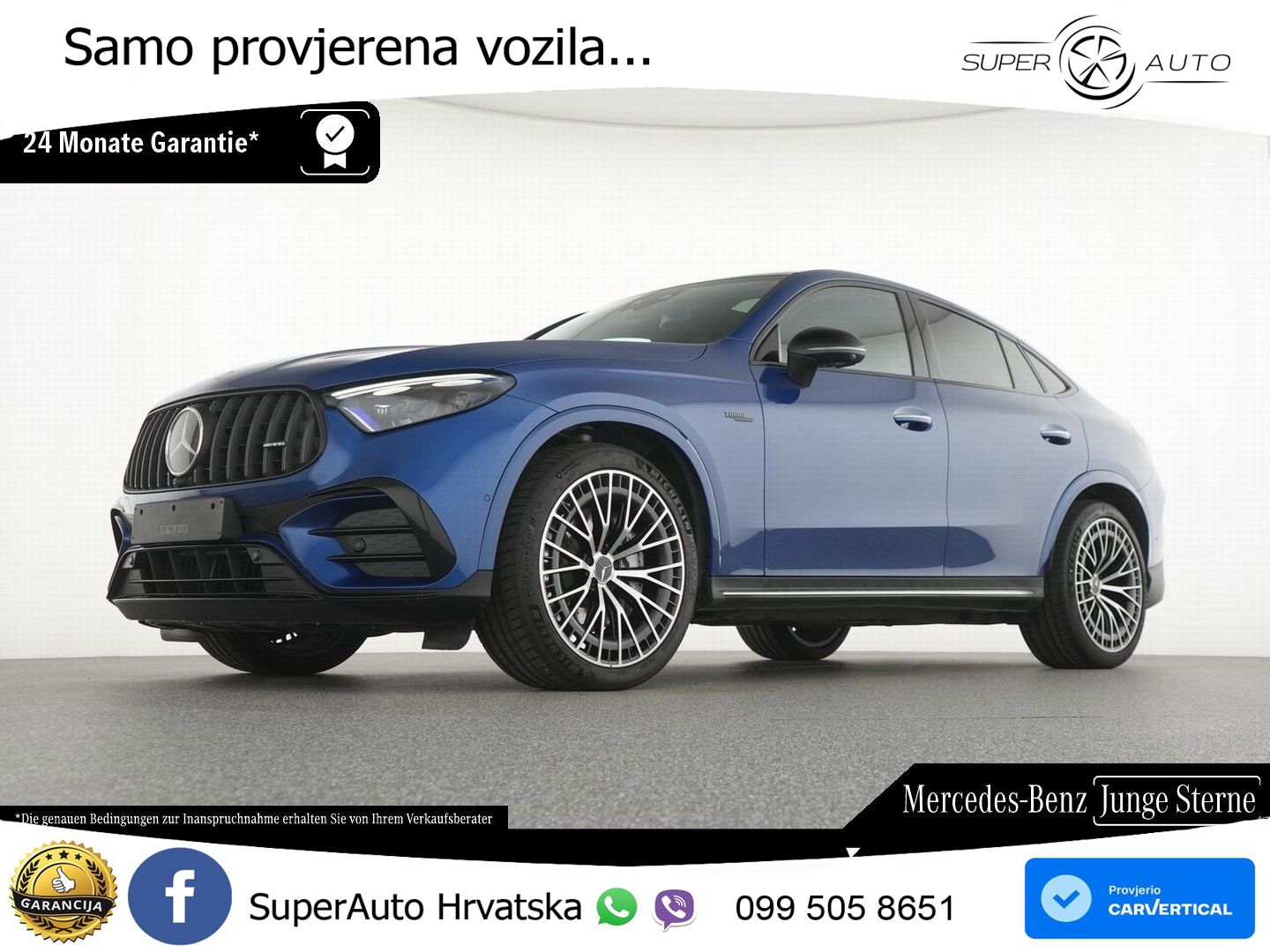 Mercedes GLC Coupe AMG GLC 43 (421 KS) 4MATIC AMG SPEEDSHIFT MCT 9G ACC+HEAD+GR SJED+360+PANO