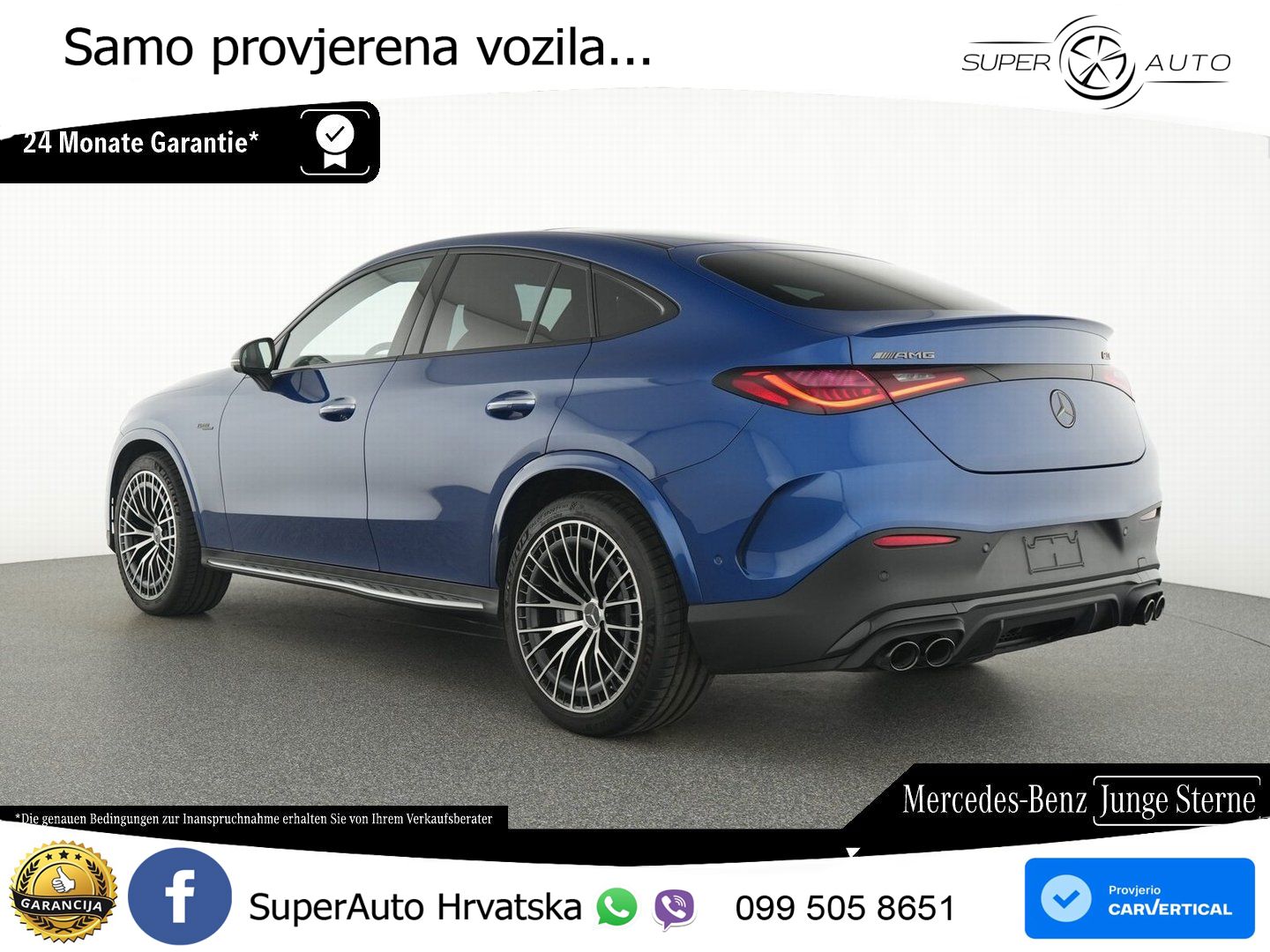 Mercedes GLC Coupe AMG GLC 43 (421 KS) 4MATIC AMG SPEEDSHIFT MCT 9G ACC+HEAD+GR SJED+360+PANO