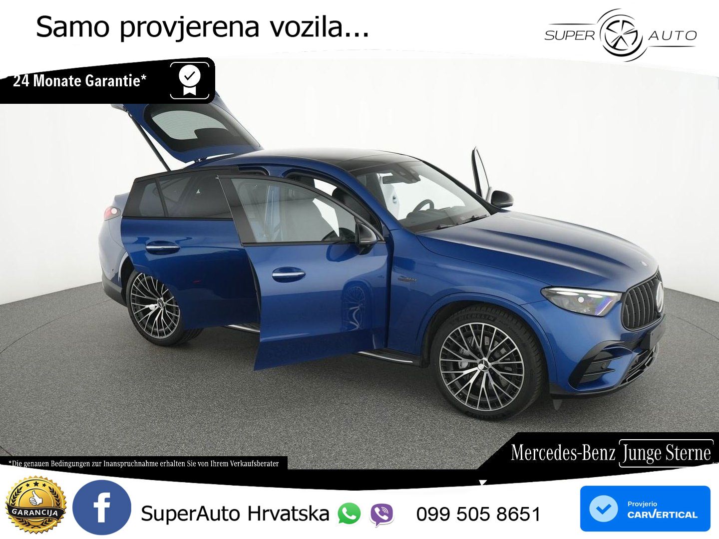 Mercedes GLC Coupe AMG GLC 43 (421 KS) 4MATIC AMG SPEEDSHIFT MCT 9G ACC+HEAD+GR SJED+360+PANO