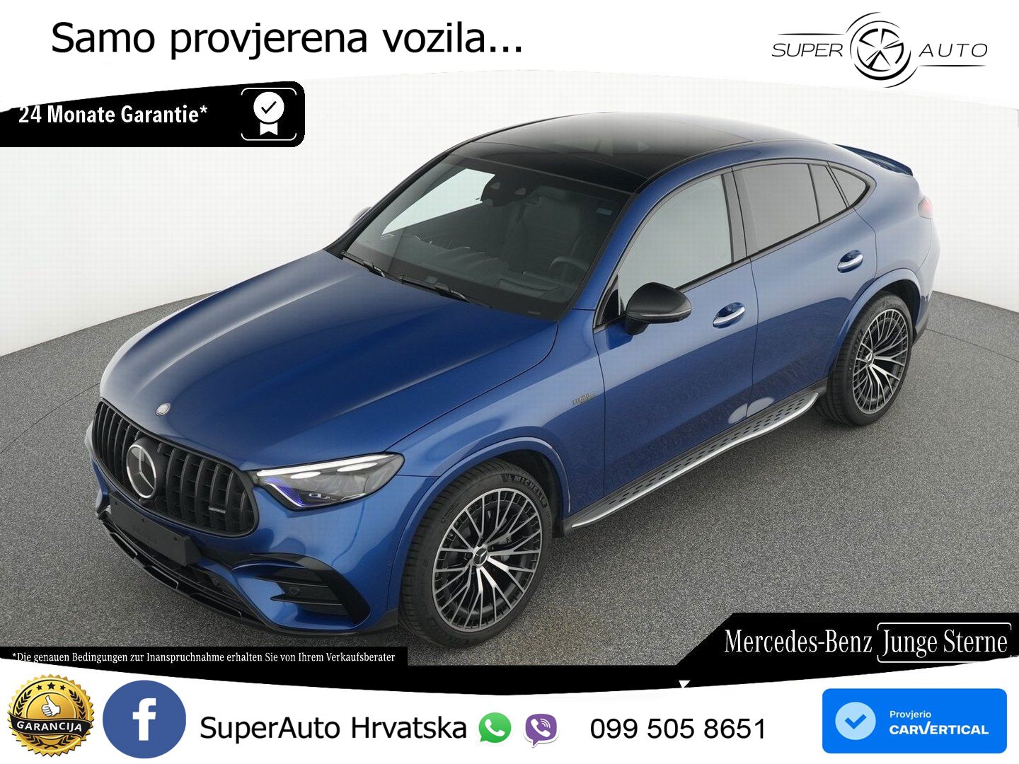 Mercedes GLC Coupe AMG GLC 43 (421 KS) 4MATIC AMG SPEEDSHIFT MCT 9G ACC+HEAD+GR SJED+360+PANO