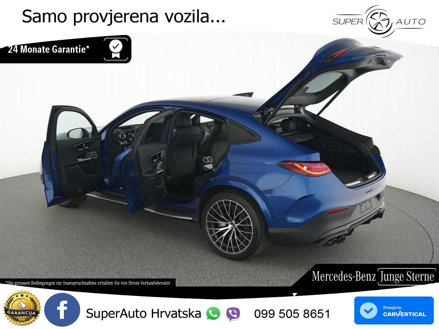 Mercedes GLC Coupe AMG GLC 43 (421 KS) 4MATIC AMG SPEEDSHIFT MCT 9G ACC+HEAD+GR SJED+360+PANO